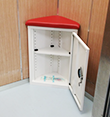 三角コーナー型開口